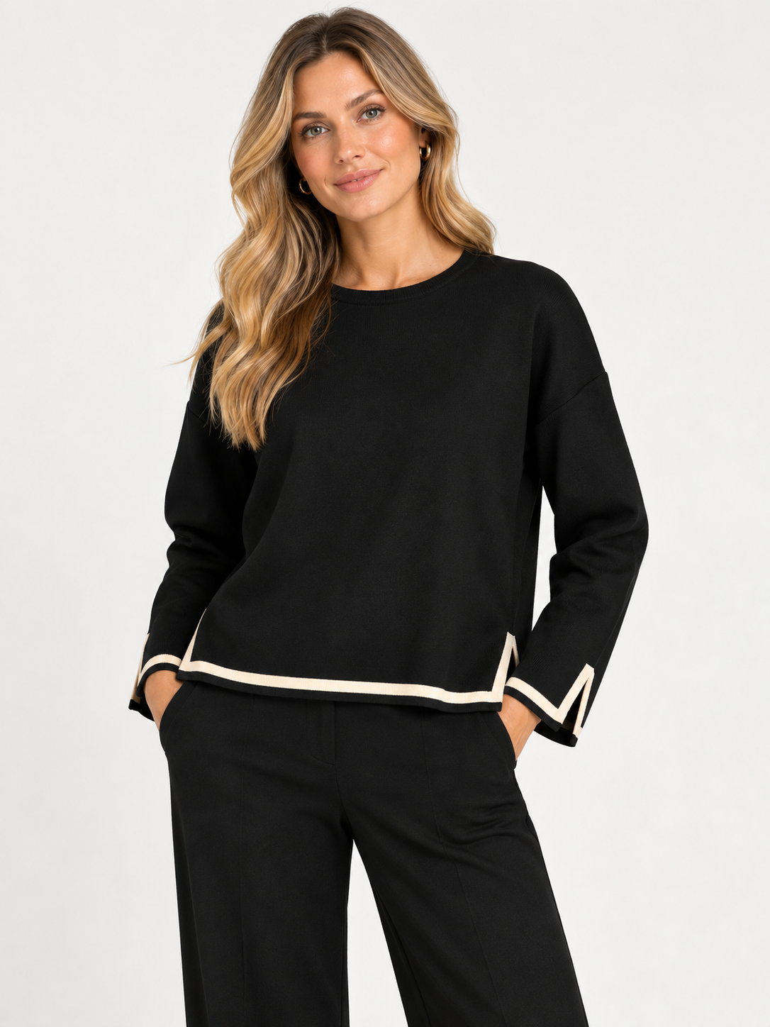 Ella Jumper (Black/Birch)