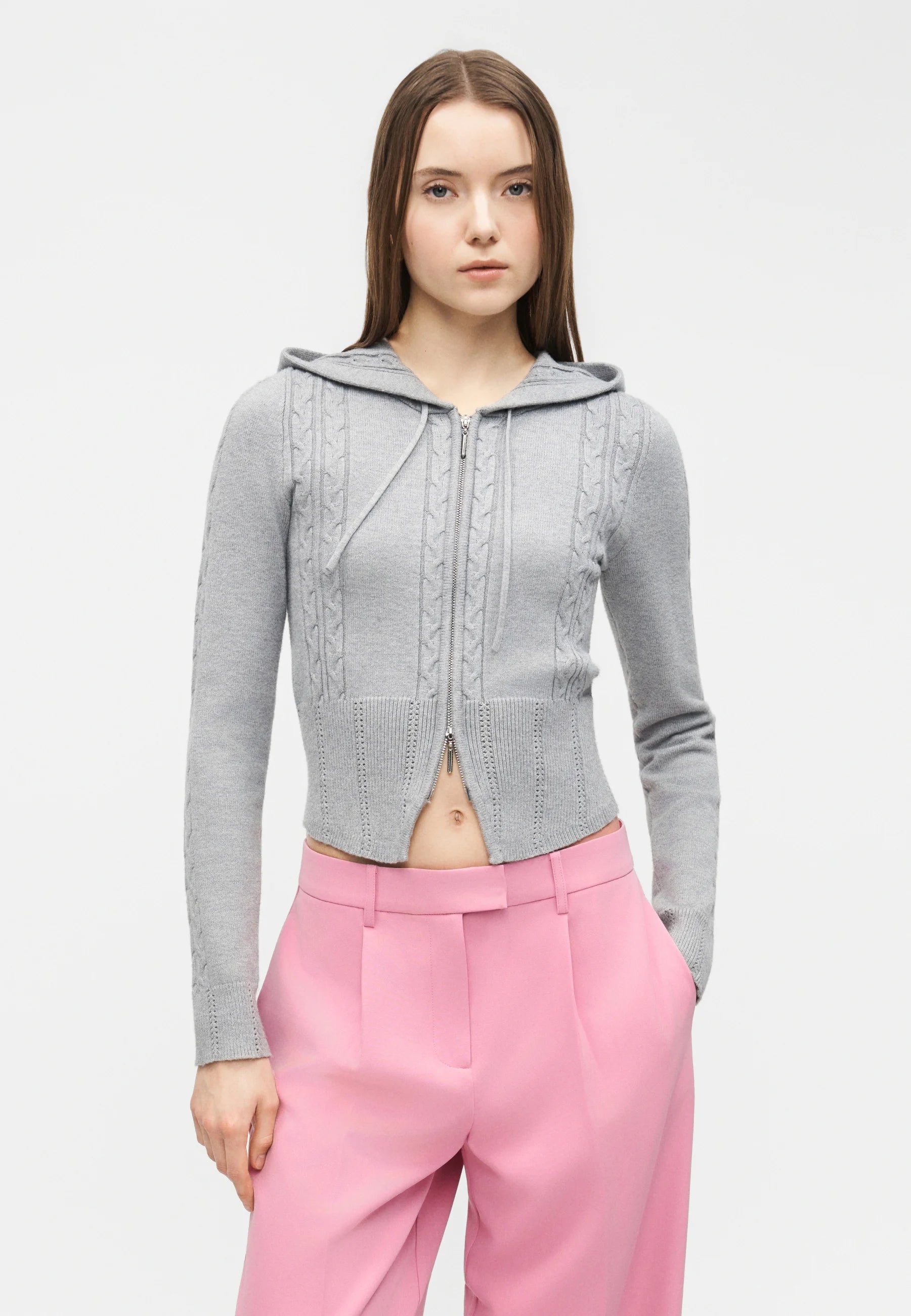 Indie Tailored Trousers (Sea Pink)