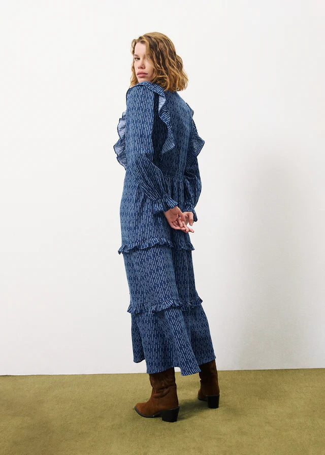 Nais Midi Dress (Electric Blue)