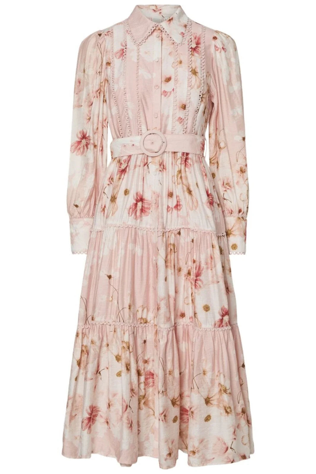 Sybil Long Dress (Chintz Rose)