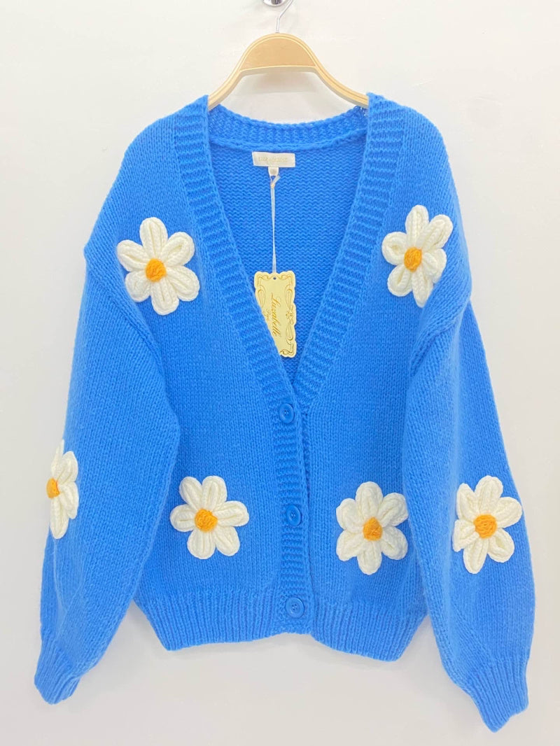 Daisy Cardigan (Blue)