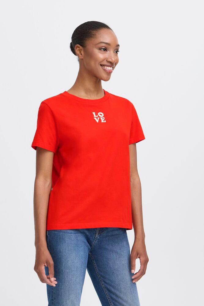 Cara T-Shirt (Fiery Red)
