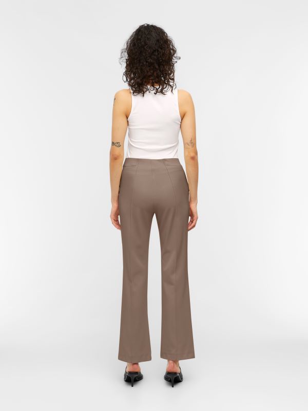 JIVA FLARED PANTS (FOSSIL)