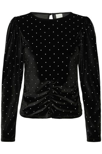 Darla Velvet Top (Black)