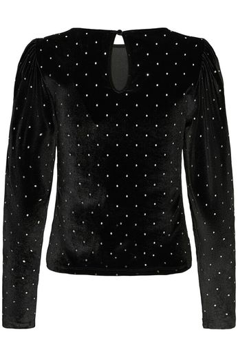 Darla Velvet Top (Black)