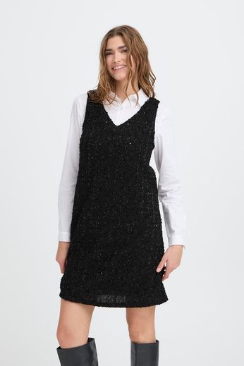 Isadora Mini Dress (Black)