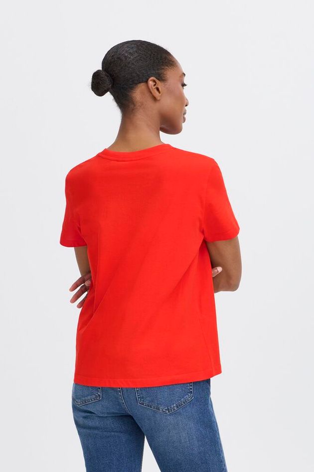 Cara T-Shirt (Fiery Red)