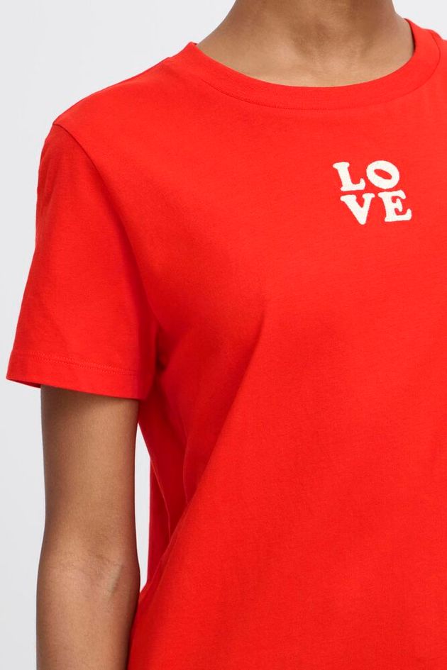 Cara T-Shirt (Fiery Red)