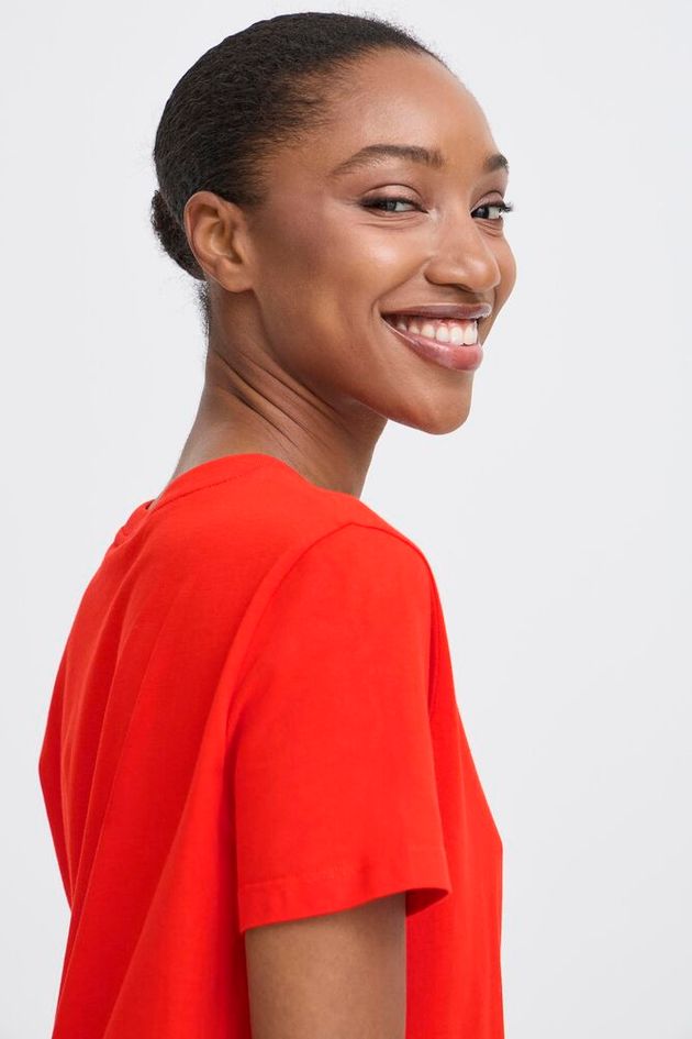 Cara T-Shirt (Fiery Red)