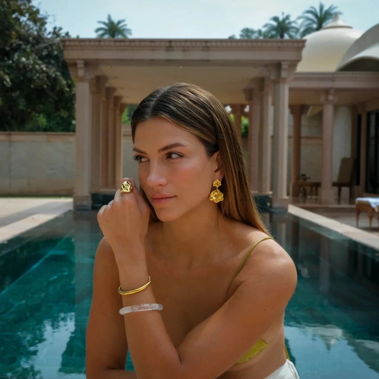 Be My Baby Earrings (Gold)