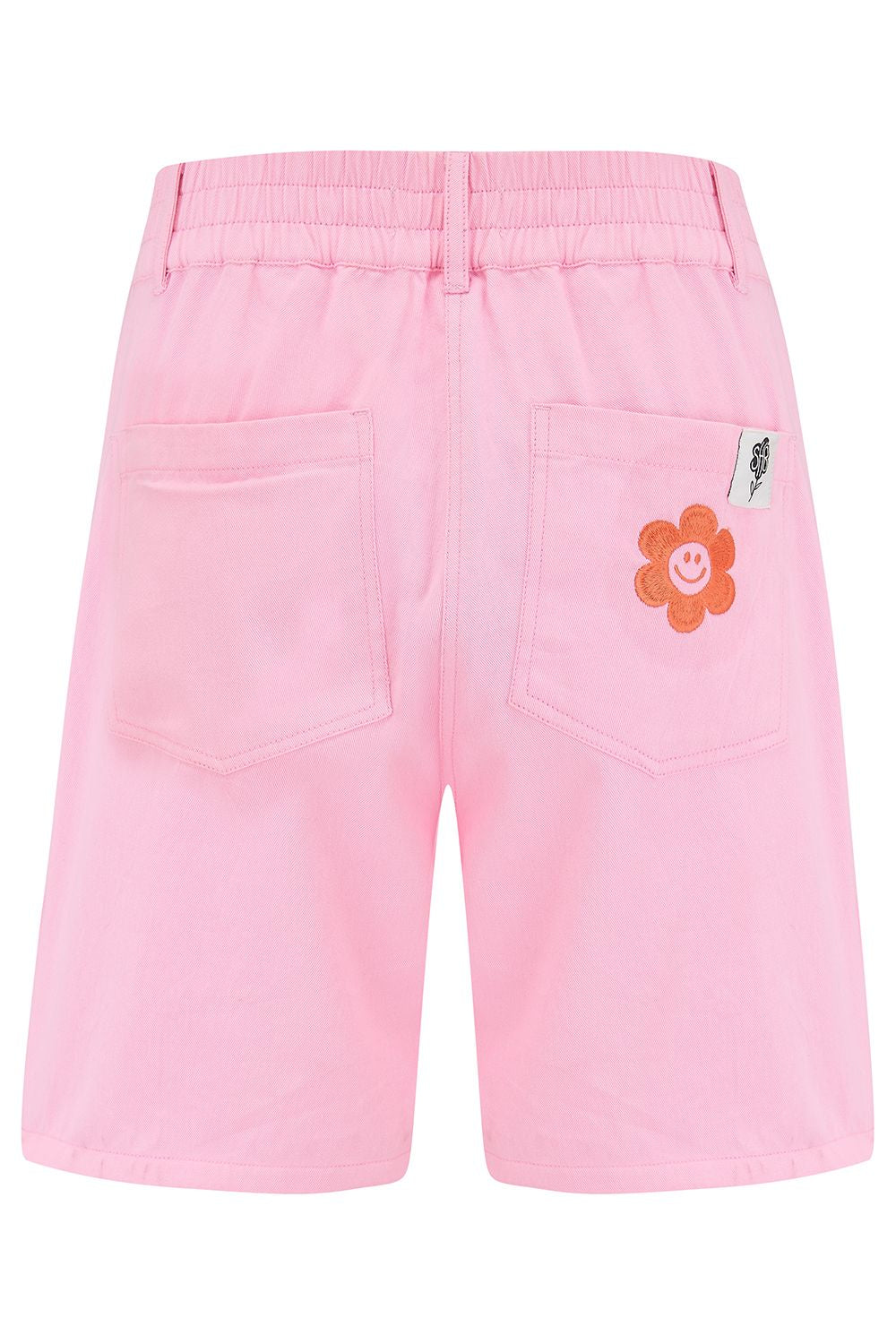 Lorrie Shorts (Pink/Smiley Flower Pocket)