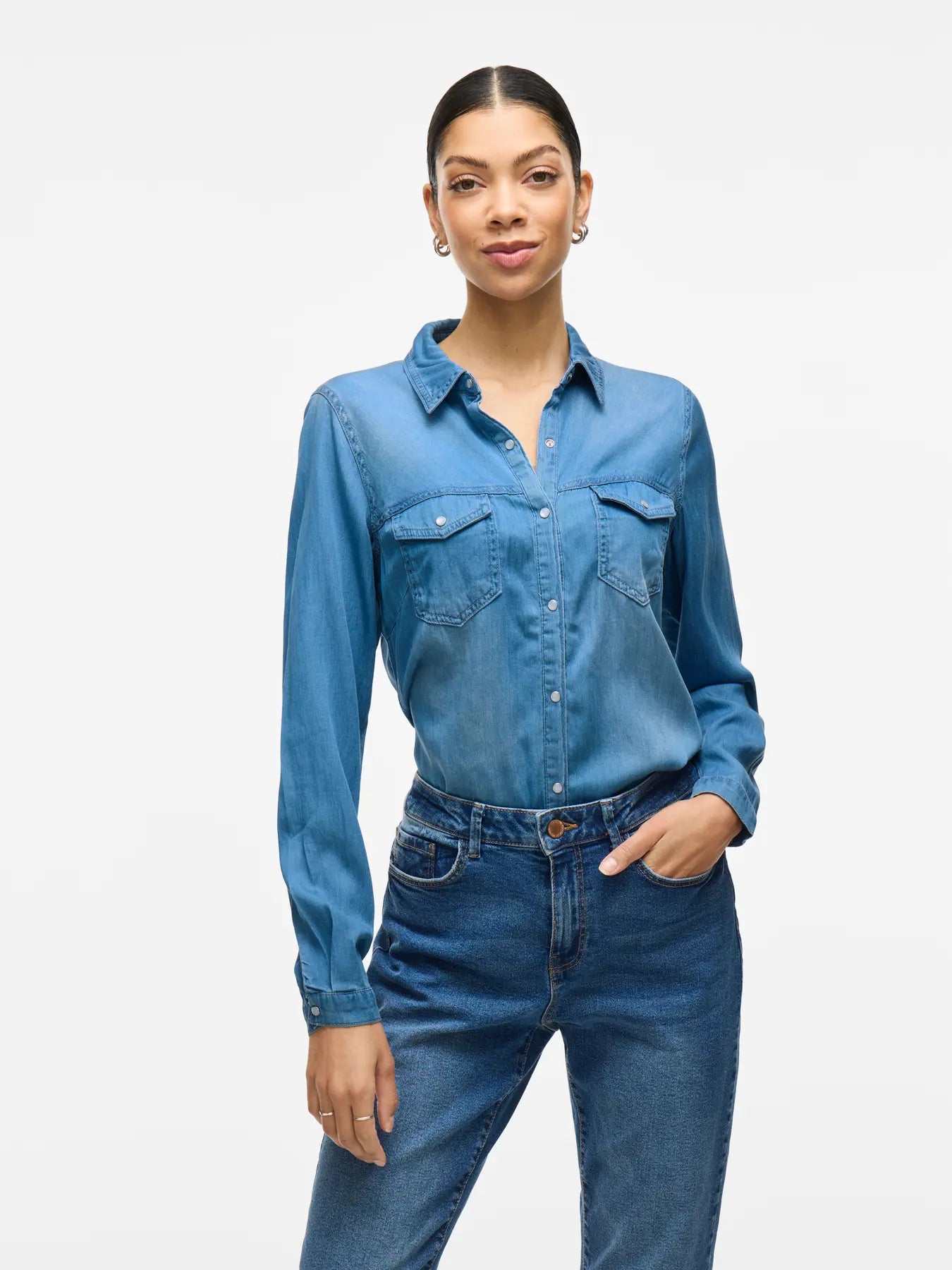 Luca Denim Shirt Love Cherish Women's Clothes