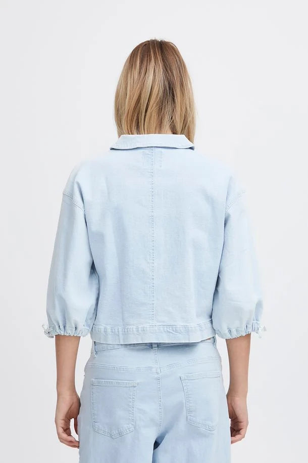 Carley Denim Jacket (Light Blue Wash)