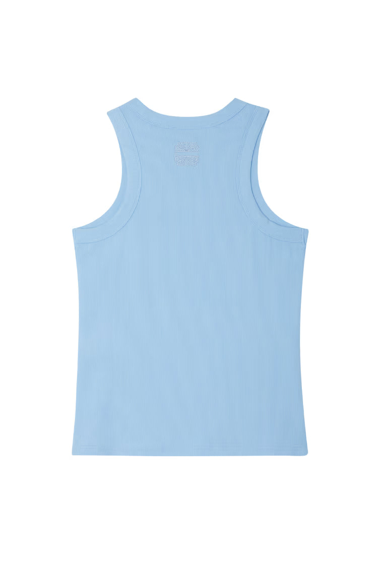 Ribbed Tank Top (Ice Blue)