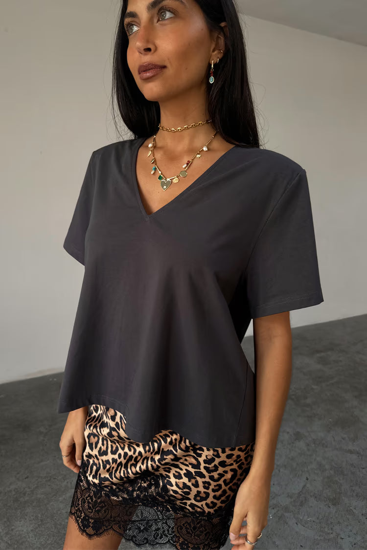 Maeva Mini Skirt (Leopard Lace)