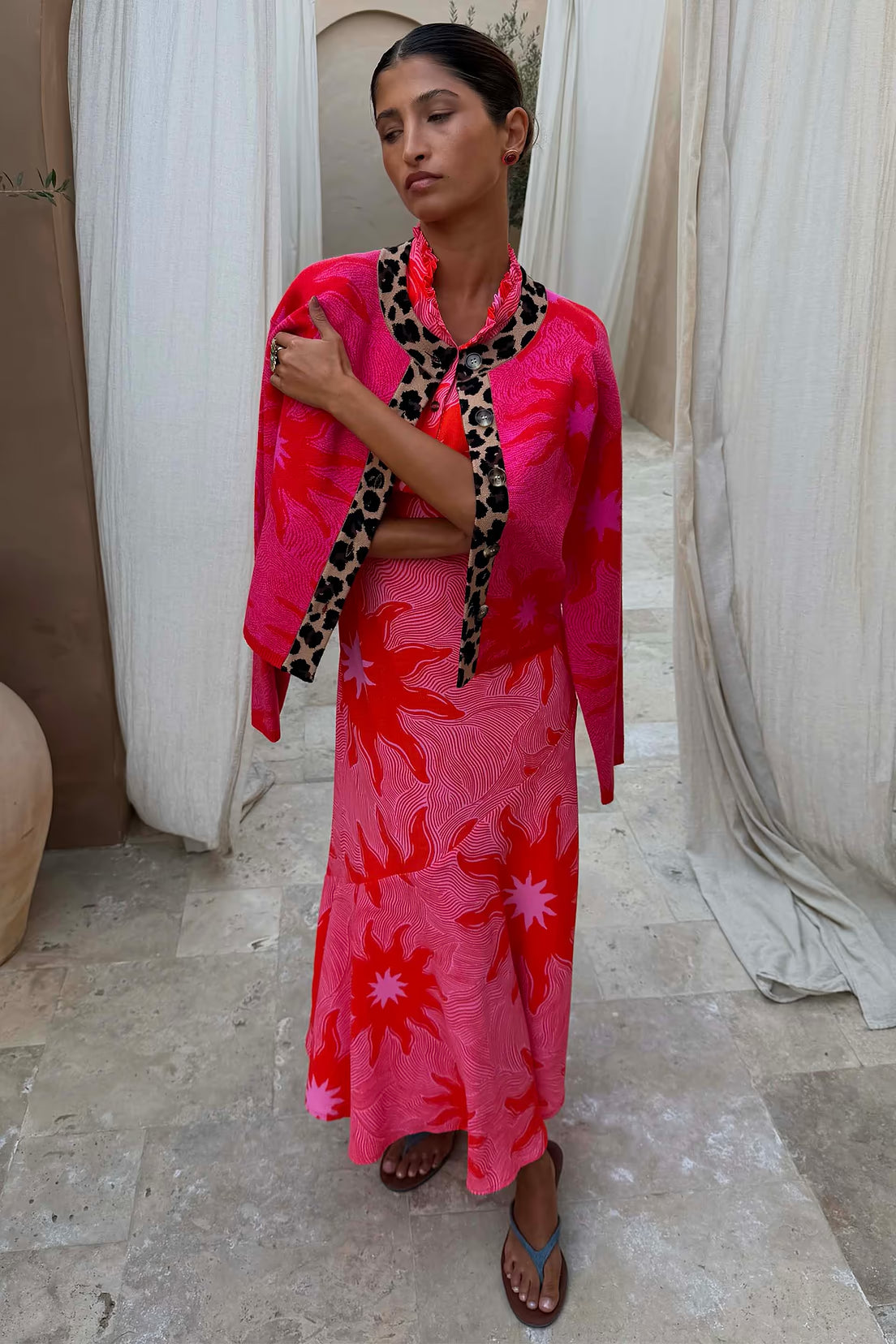 Soleil Cardigan (Pink)