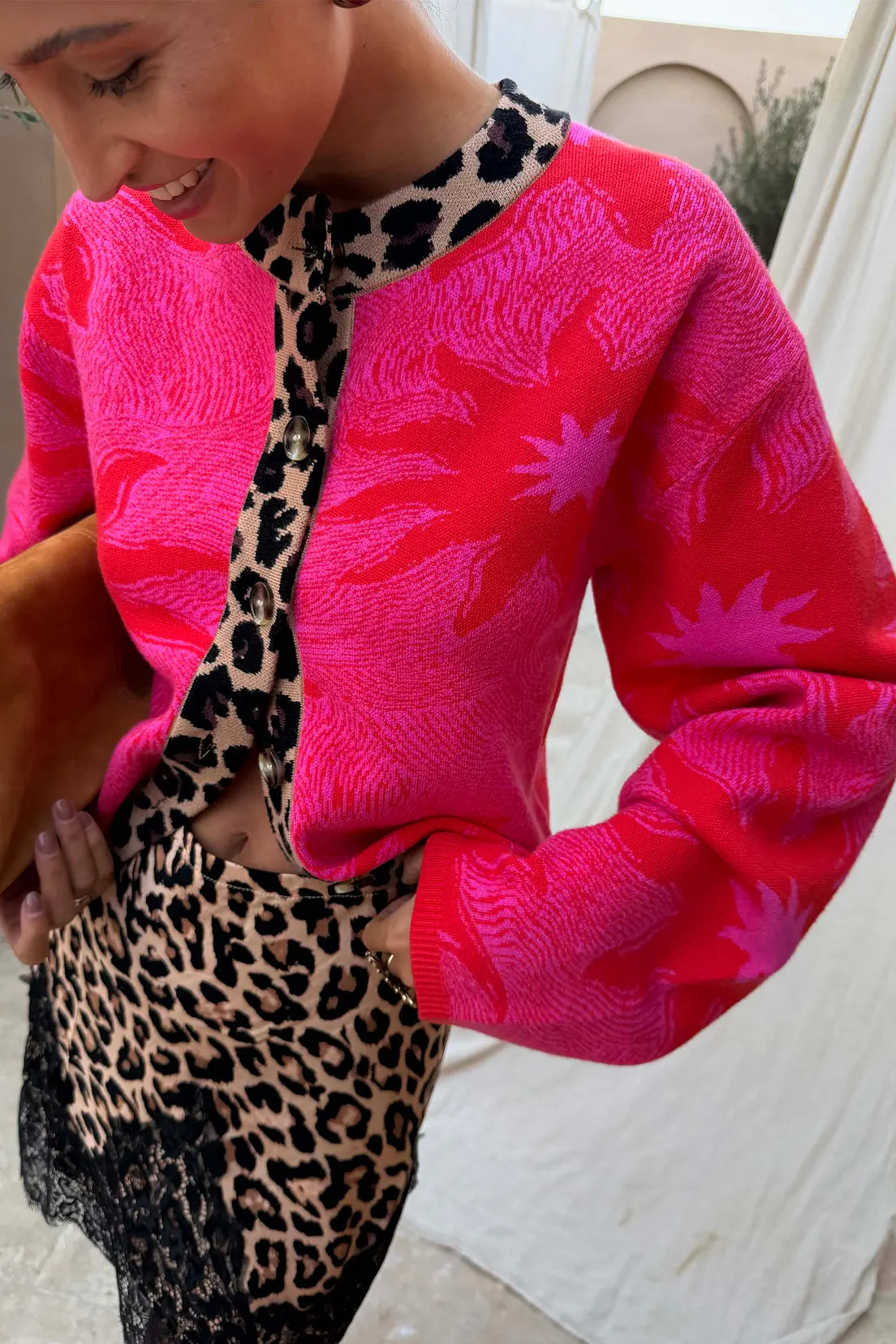 Soleil Cardigan (Pink)