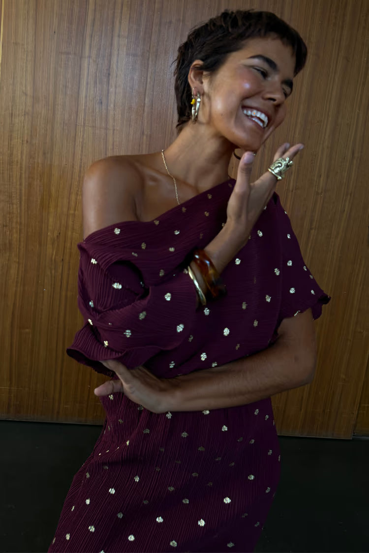 Tilly Dress (Burgundy)