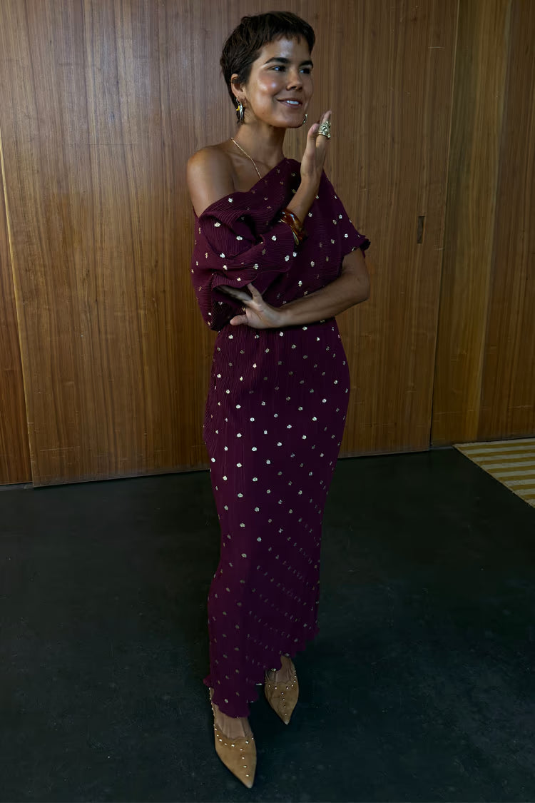 Tilly Dress (Burgundy)