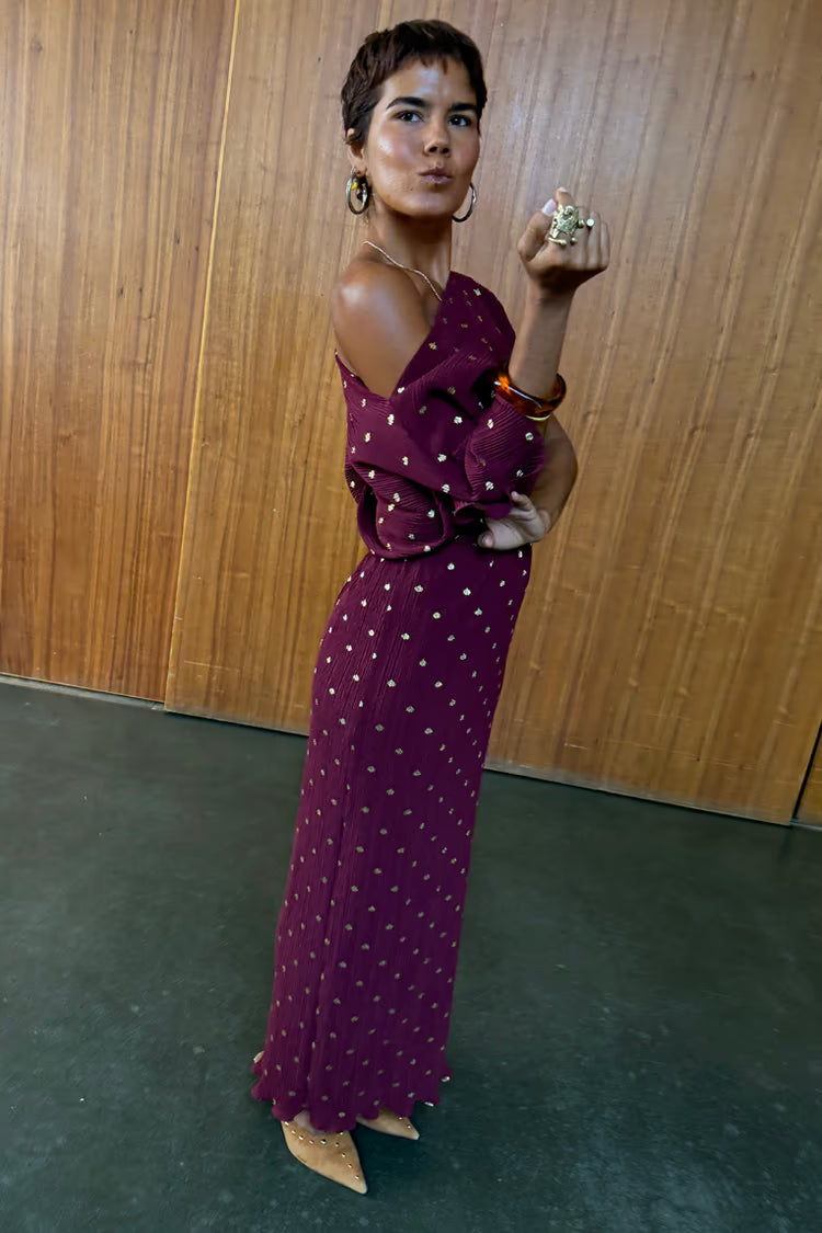 Tilly Dress (Burgundy)