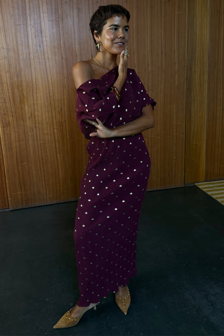 Tilly Dress (Burgundy)