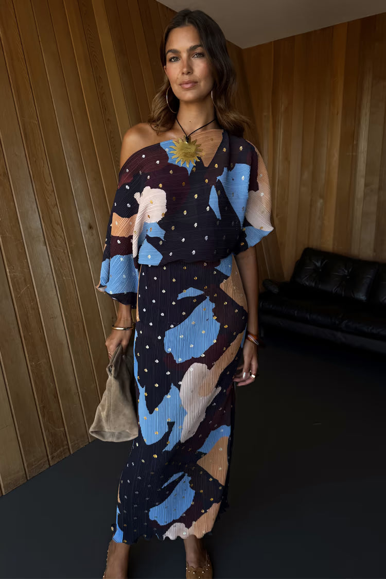 Mara Abstract Tilly Dress (Multi)