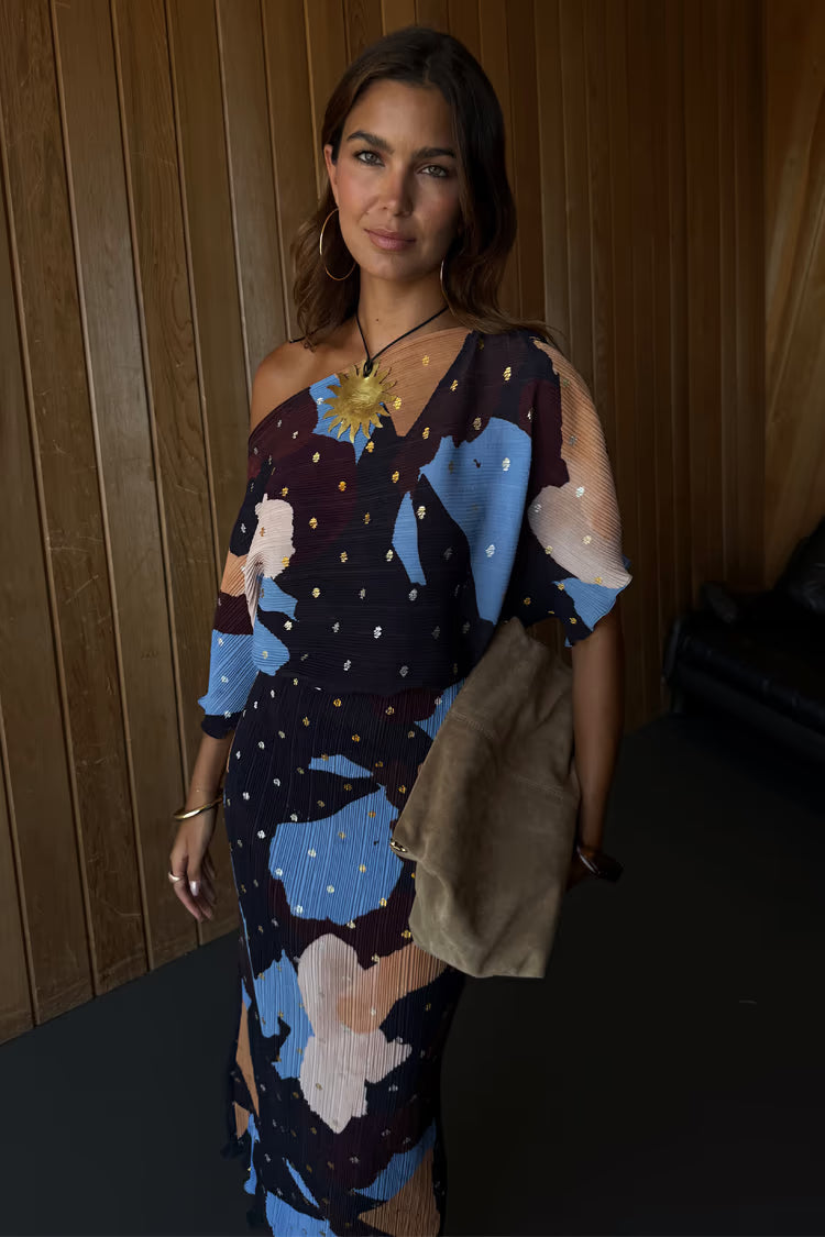 Mara Abstract Tilly Dress (Multi)