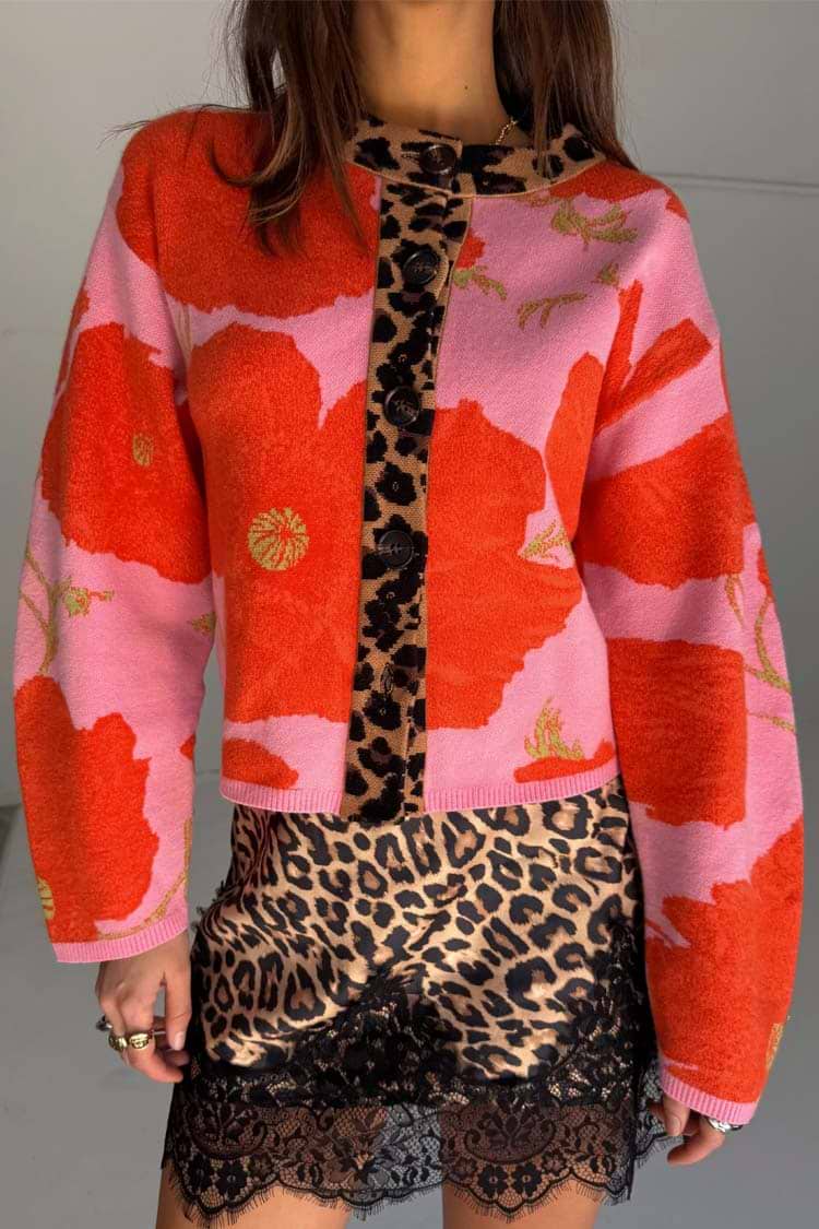 Pink Poppy Cardigan (Pink)