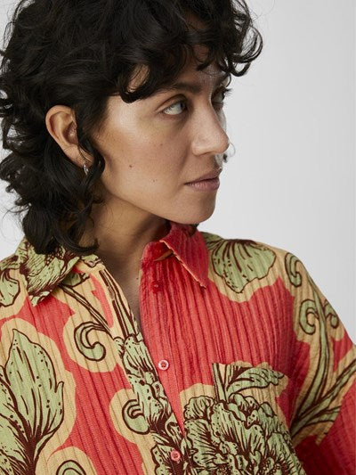 LINIA 3/4 SHIRT (GEORGIA PEACH/FLOWER)