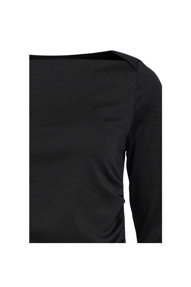 JENNIE WIDE NECK TOP (BLACK)