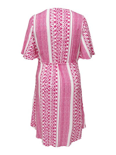 CARMARA DRESS (PINK YARROW)