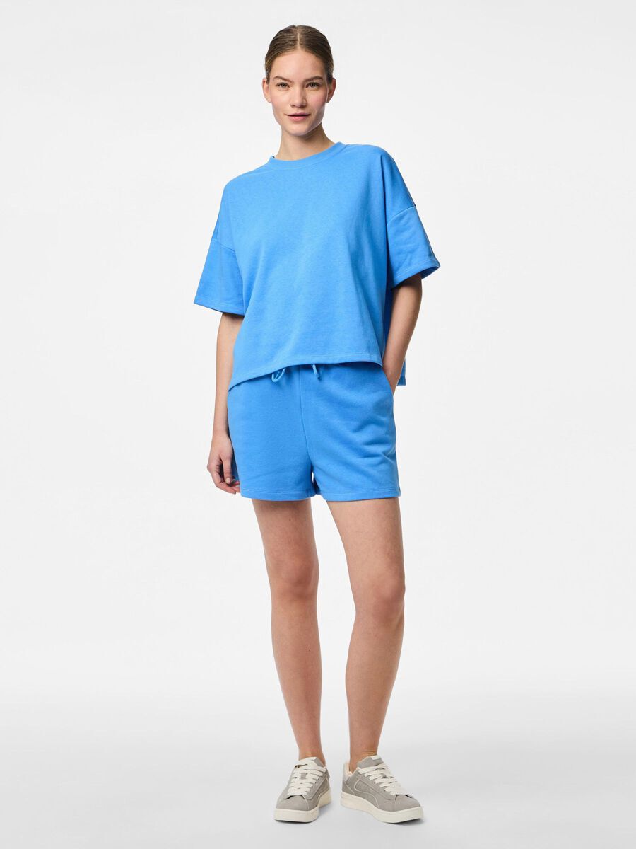 Chilla Sweatshirt Top (Azure Blue)