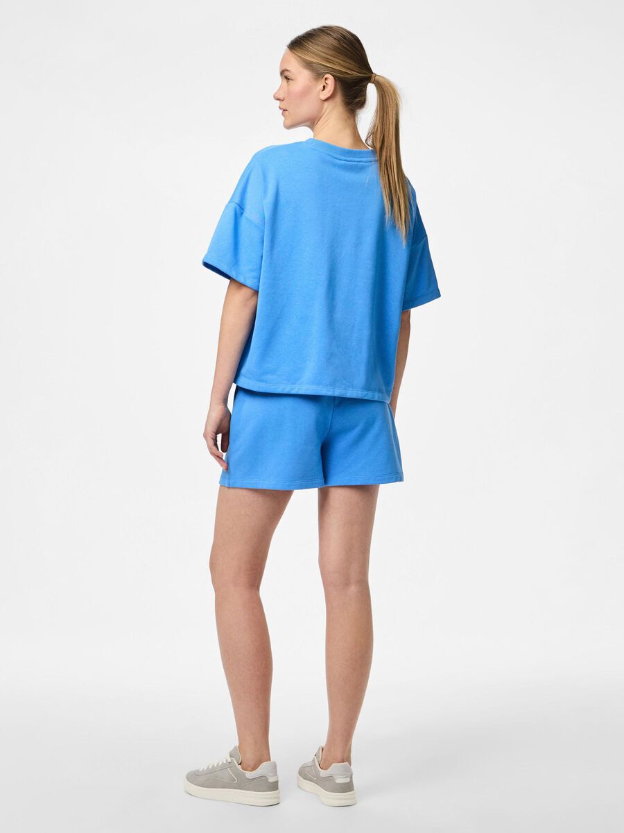 Chilla Sweatshirt Top (Azure Blue)