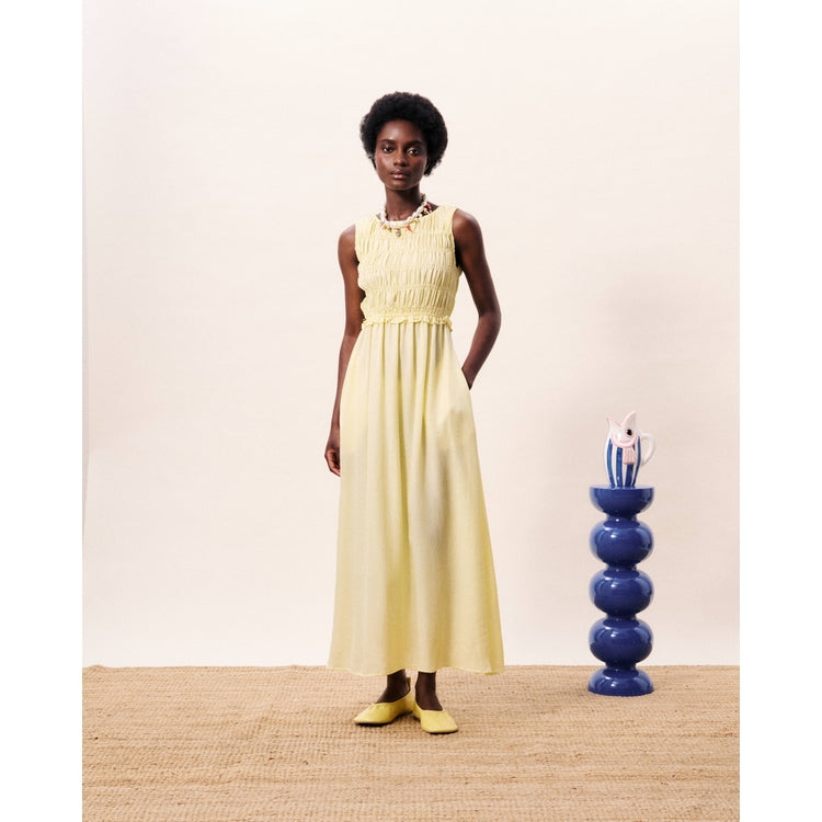 Vasa Ankle Dress (Yellow)