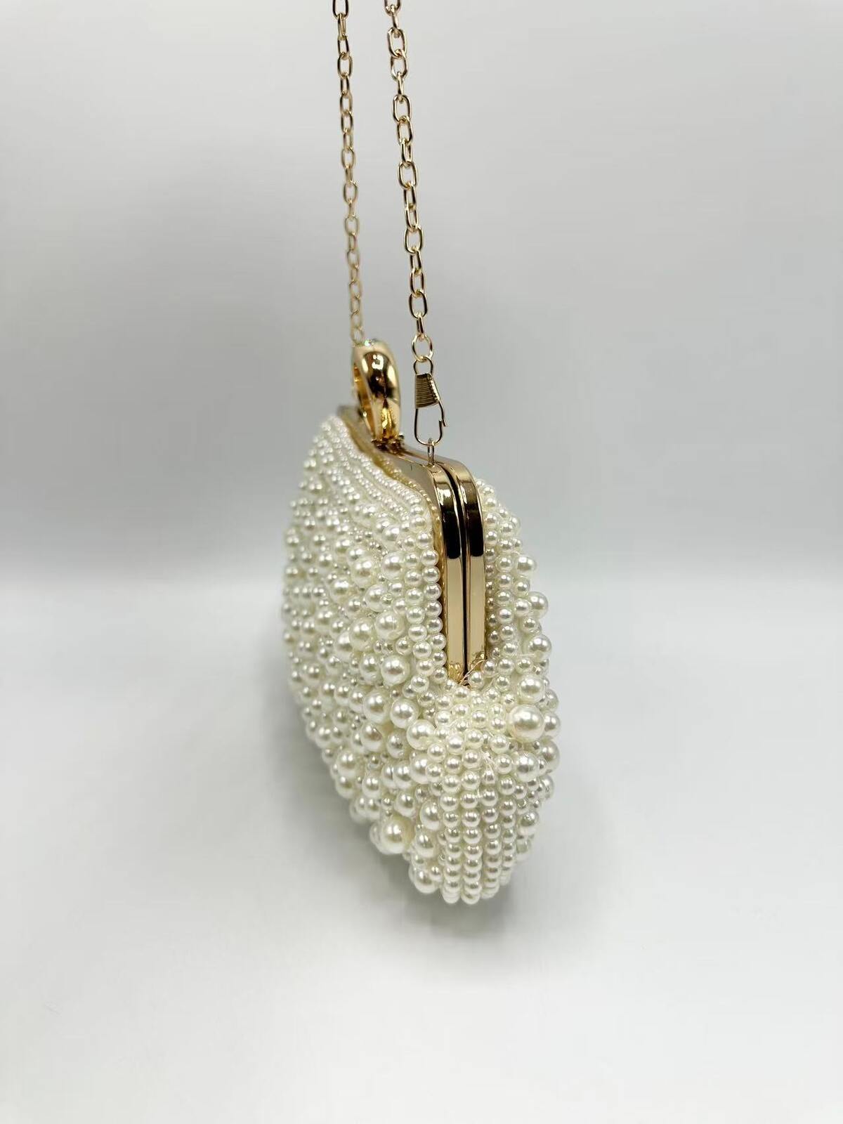 Sophie Beaded Clutch (Gold)