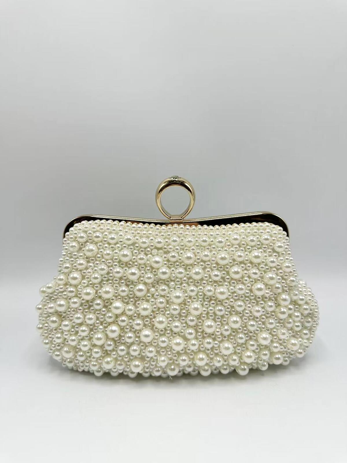 Sophie Beaded Clutch (Gold)