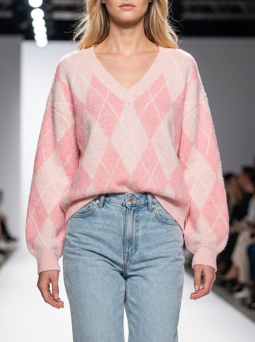 Ashling Knit Jumper (Rose Pink)