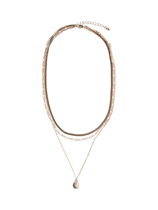 Jina Layered Necklace (Gold)