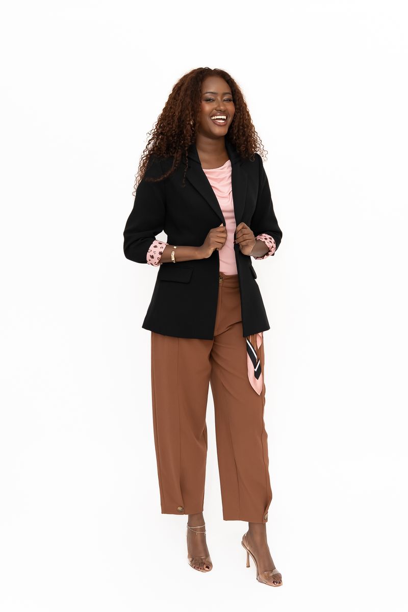 **PRESALE** Cosma Detachable Hooded Blazer (Black)