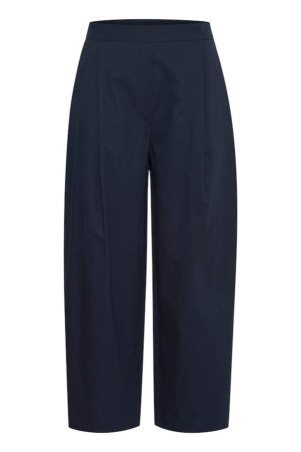 NICA WIDE LEG TROUSERS (TOTAL ECLIPSE/NAVY)