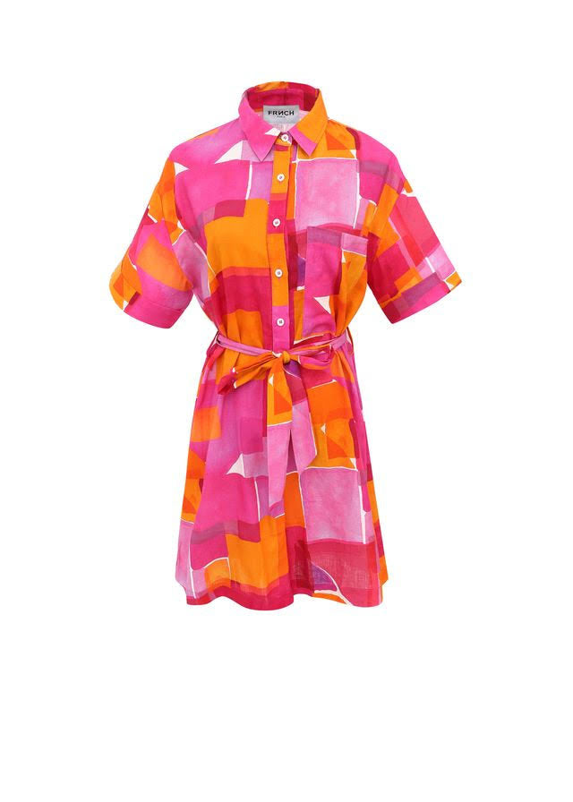 Leoline Playsuit (Geo Pink)