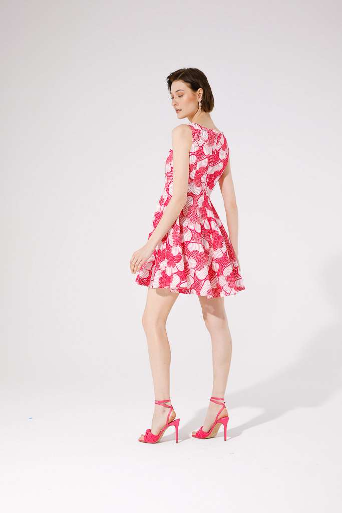 Mula Mini Dress (Hot Pink)