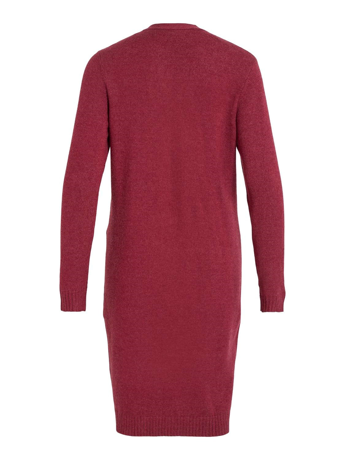 Sian Longline Cardigan (Beet Red)