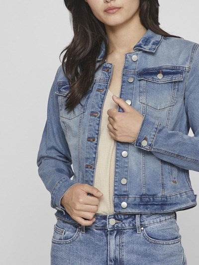Shauna Denim Jacket (Light Blue)