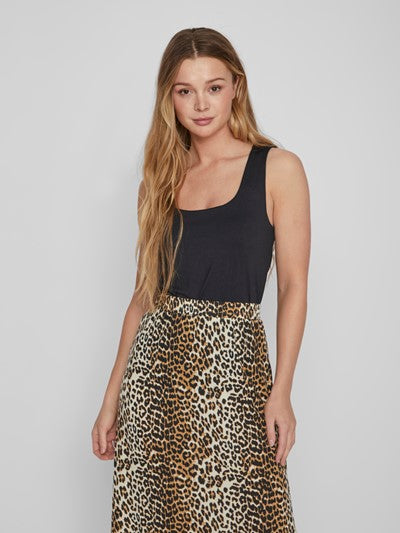 Kennza O-Neck Tank Top (Black)