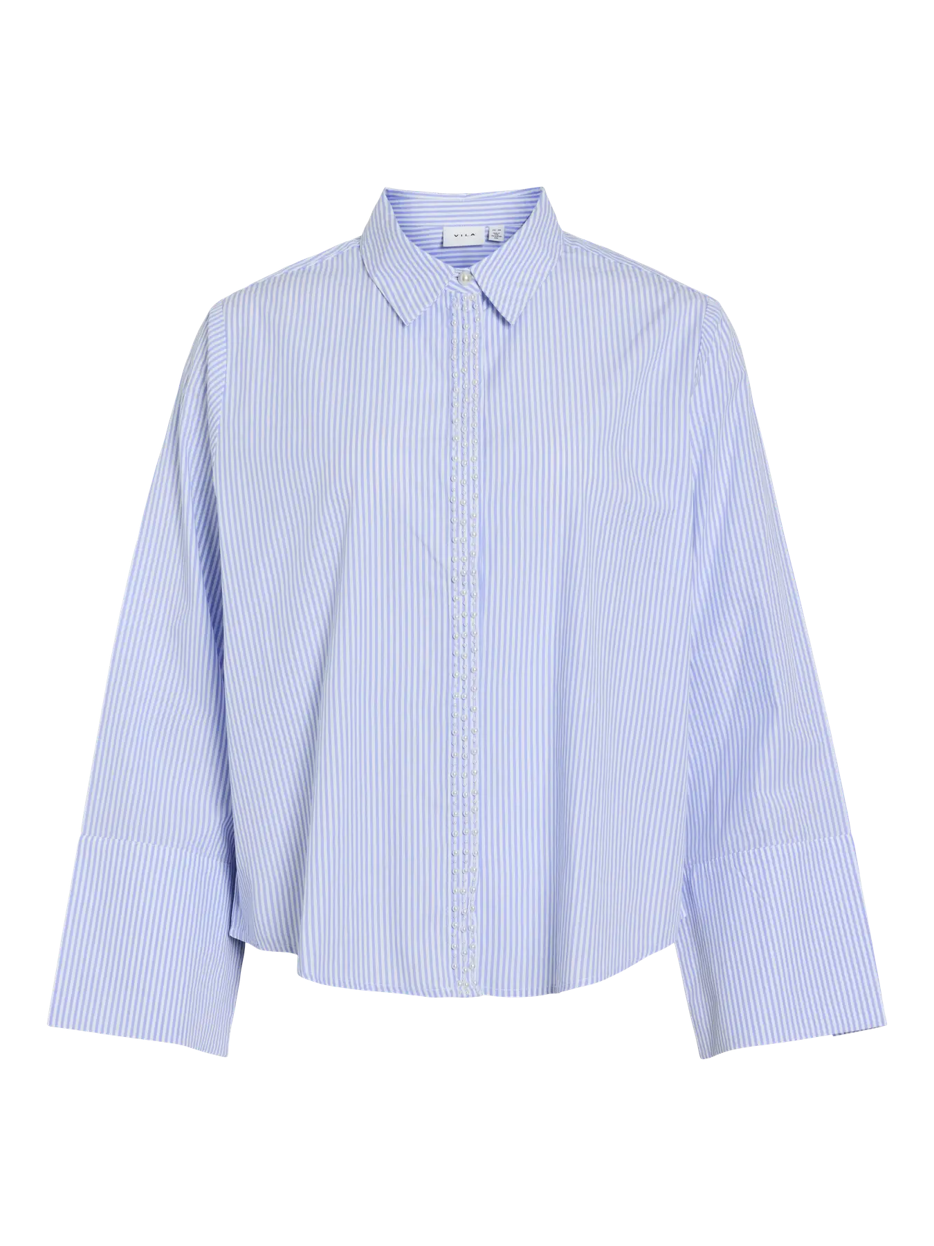 Lena Shirt (Snow White/Light Blue)
