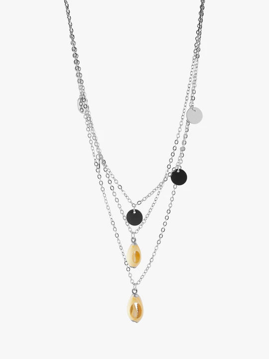 Pcvigola Combi Necklace (Silver)