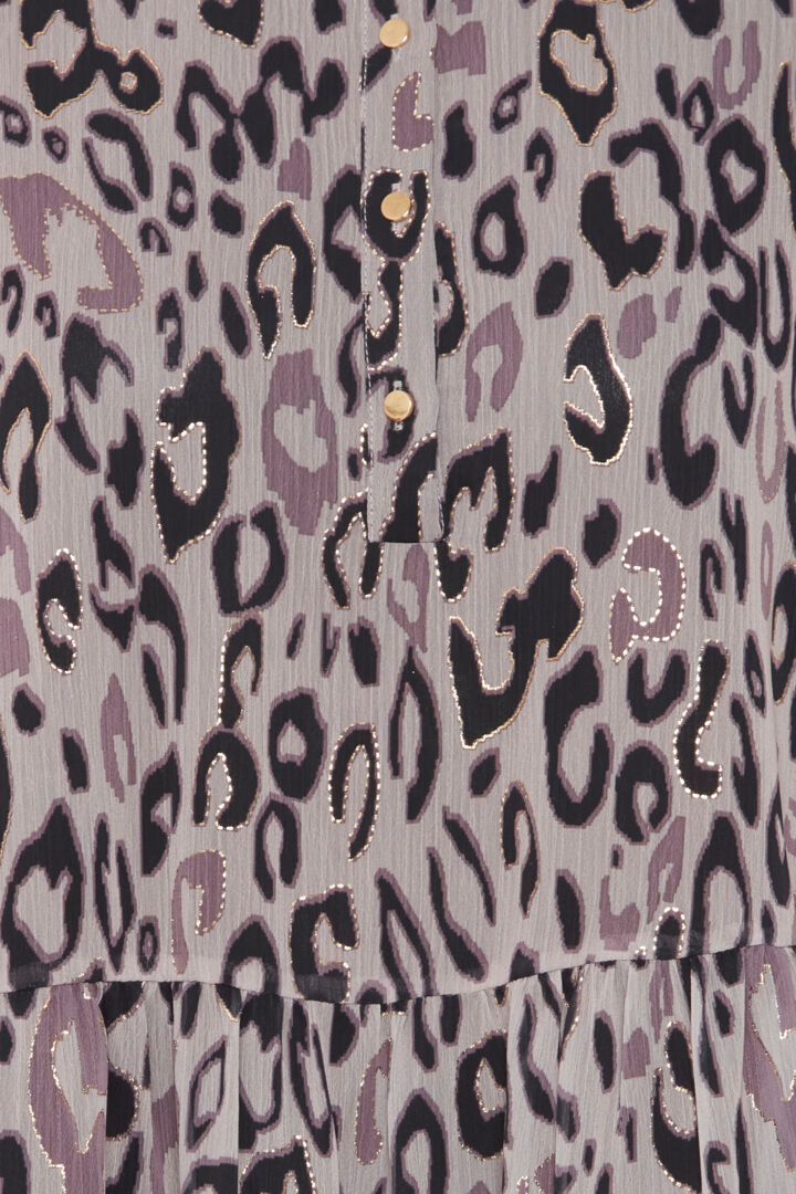 DARMA DRESS (CORNSTALK LEO PRINT)