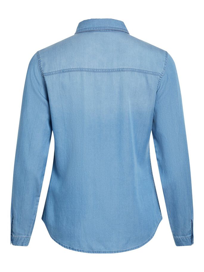 Luca Denim Shirt (Medium Blue)