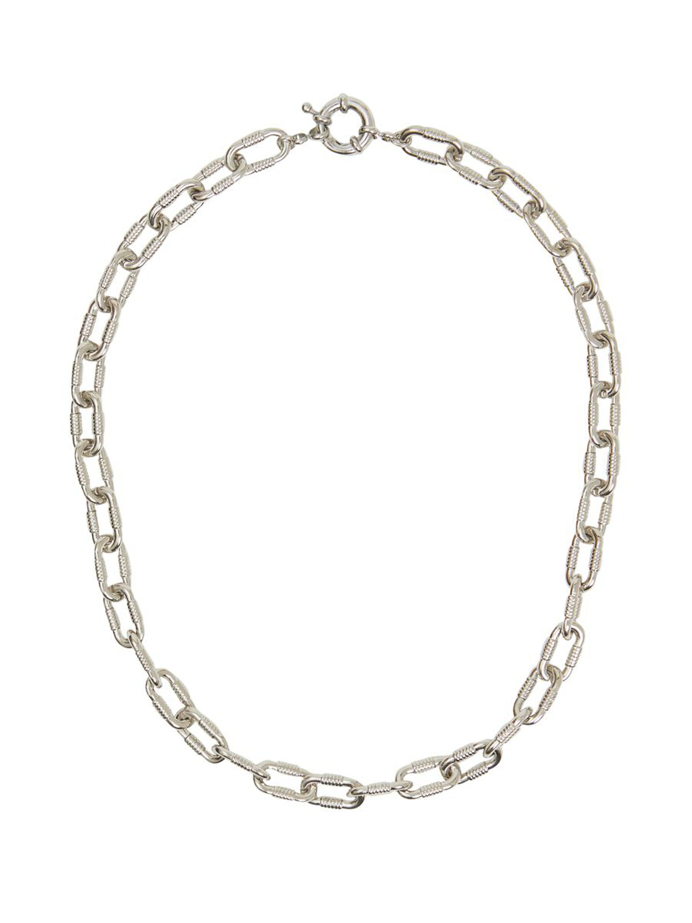 Bailey Link Necklace (Silver)